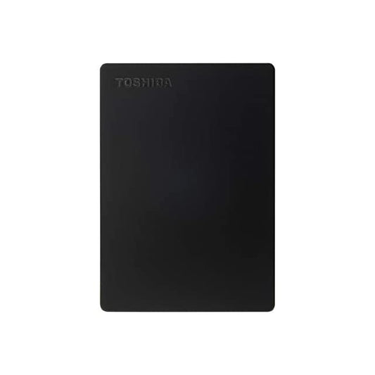 Toshiba Canvio Slim 2TB Portable External HDD - USB 3.0 for PC Laptop Windows and Mac, 3 Years Warranty, External Hard Drive - Black