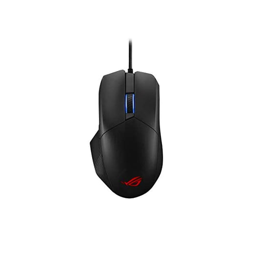ASUS ROG Chakram Core Gaming Mouse (programmable Joystick, 16000 dpi Sensor, Push-fit Switch sockets Design, Adjustable Weight, Stealth Button, Instant Screenshot, Aura Sync Lighting)-Black