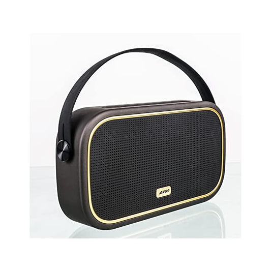 F&D W18 10W Bluetooth Speaker V5.0 and USB, TF Card Slot, Built-in Microphone with FM Radio (Black)