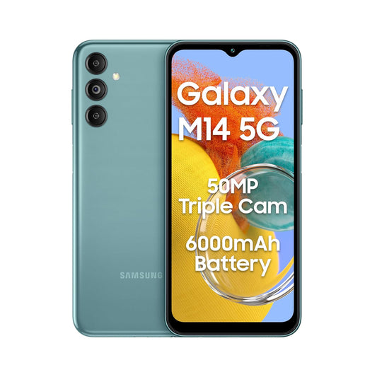 Samsung Galaxy M14 5G (Smoky Teal, 128GB) (4GB)