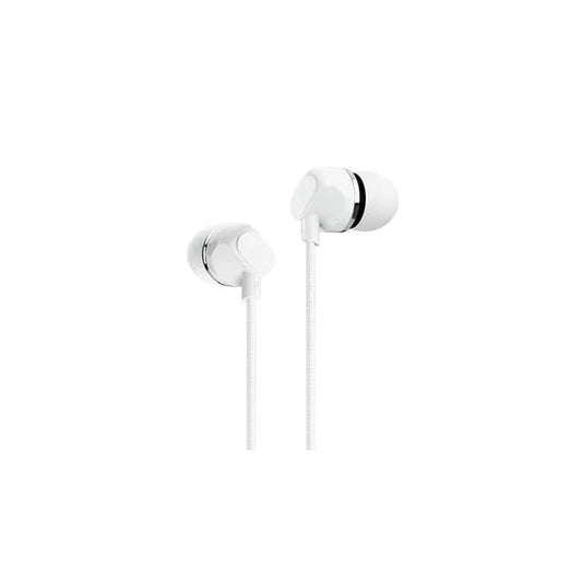 Intex Thunder 81 Wired in Ear Earphones with Mic & 3.5mm Universal Jack (White)