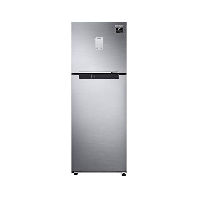 Samsung 244L 3 Star Inverter Frost Free Double Door Refrigerator (RT28T3523S8/HL, Elegant Inox, Curd Maestro)