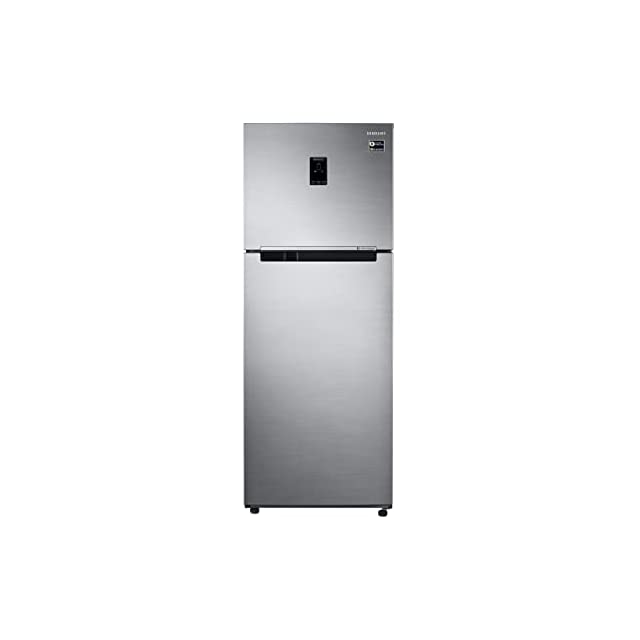 Samsung 415 Liter 2 Star Top Mount Freezer with Twin Cooling Plus Double Door Refrigerator (RT42B5538S8, Elegant Inox)