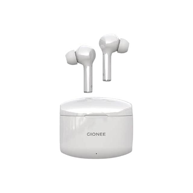 GIONEE Nucleus 4 Earbuds | White, True Wireless, Touch Sensor (Model EBT10TWS)