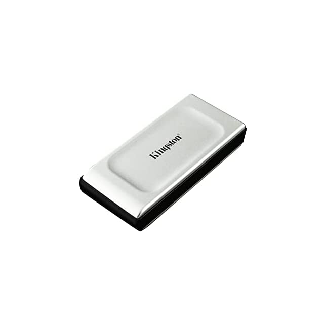 Kingston XS2000 1TB High Performance, Read/Write speeds up to 2,000MB/s, Pocket-Sized Portable External SSD SXS2000/1000G, Silver