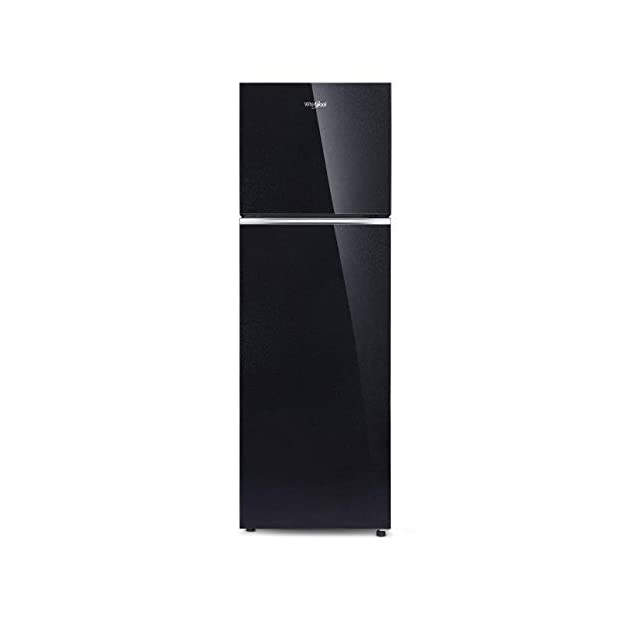Whirlpool 292 L 2 Star Frost-Free Double Door Refrigerator (NEOFRESH GD PRM 305 2S, Crystal Black, Glass Door)