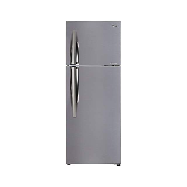 LG 308 L 2 Star Inverter Wi-Fi Frost-Free Double Door Refrigerator (GL-C322KPZY, Shiny Steel)
