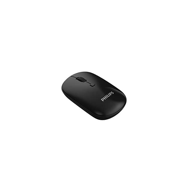 PHILIPS SPK7403 2000DPI 2.4G Wireless Mouse Black with 4 Button (Black), 96.4(L) x56.7(W) x31.6(H) mm (SPK7403/00)