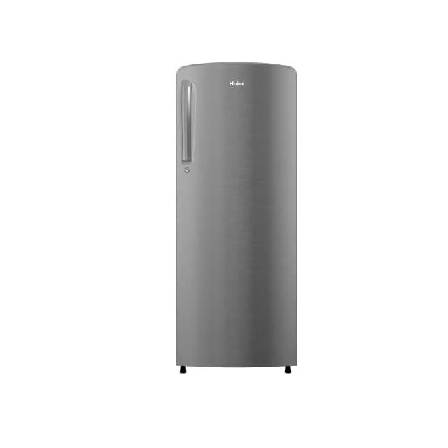 Haier 262L 3 Star with Inverter Direct-Cool Single Door Refrigerator (HED-26TIS -Inox Steel)
