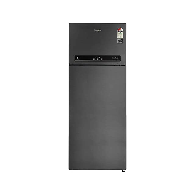 Whirlpool 500 L 3 Star Inverter Frost-Free Double Door Refrigerator with Adaptive intelligence technology (INTELLIFRESH INV CNV 515 3S, Steel Onyx, Convertible)