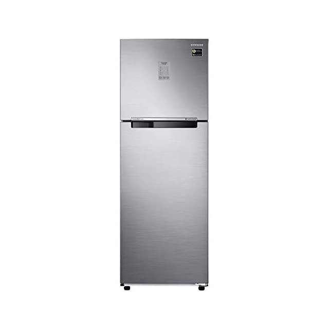 Samsung 275 L 2 Star Inverter Frost-Free Double Door Refrigerator (RT30T3722S8/HL, Elegant Inox, Convertible)
