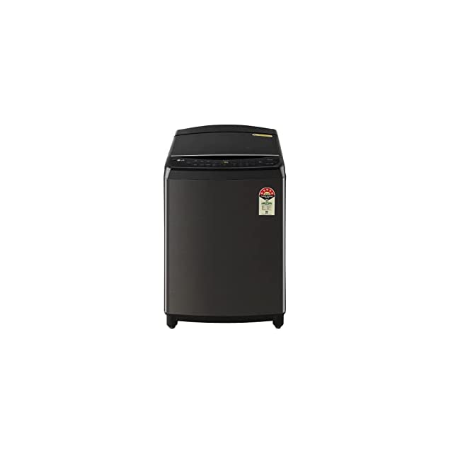 LG 10.0 Kg Inverter Wi-Fi Fully-Automatic Top Loading Washing Machine (THD10SWP, Platinum Black,Stainless Steel)