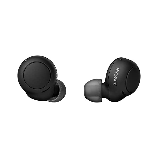 Sony WF-C500 Bluetooth Truly Wireless in Ear Earbuds with 20 Hrs Batt, with Mic for Phone Calls, Fast Pair, DSEE for Upscale Music, 360 Reality Audio, Secure Fit, Quick Charge, App Support (Black)