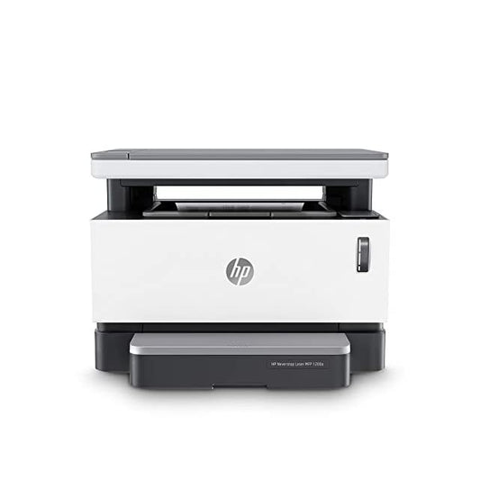 HP Neverstop 1200a Laser Printer, Print, Copy, Scan, Mess Free Reloading, Save Upto 80% on Genuine Toner, 5X Print Yield (USB Connectivity)