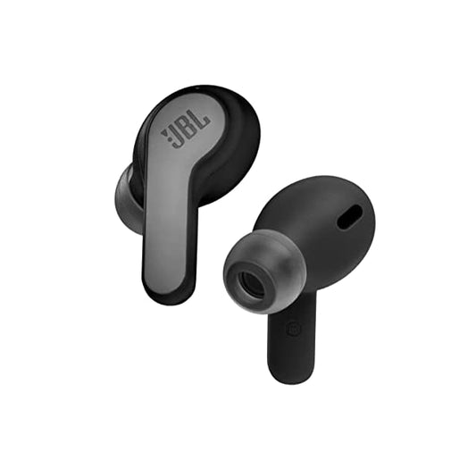 JBL Wave 200 TWS, True Wireless Earbuds with Mic, 20 Hours Playtime, JBL Deep Bass Sound, use Single Earbud or Both, Bluetooth 5.0, Type C & Voice Assistant Support for Mobile Phones (Black)