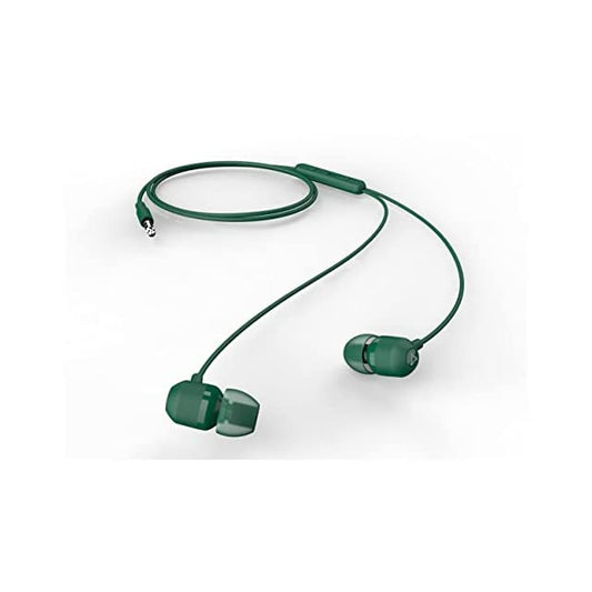 SYSKA HE910 Headphone with TPE Anti-Tangle Material,Noise Cancellation- Green