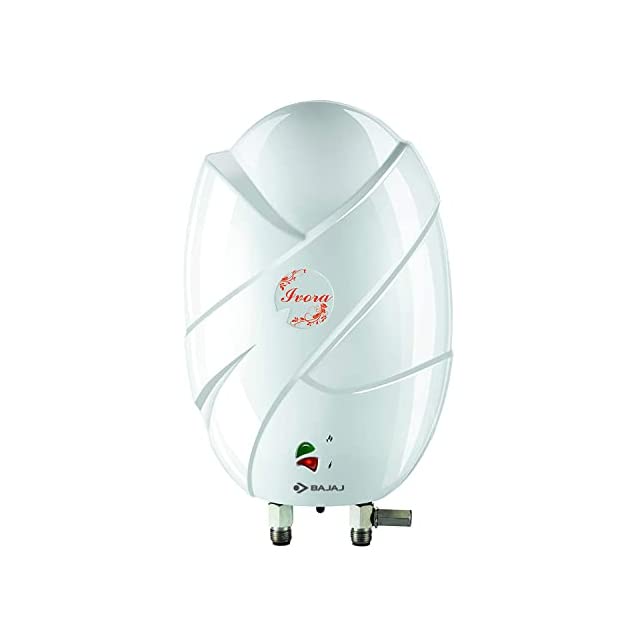 Bajaj Ivora Instant 3 Litre Vertical Water Heater, White