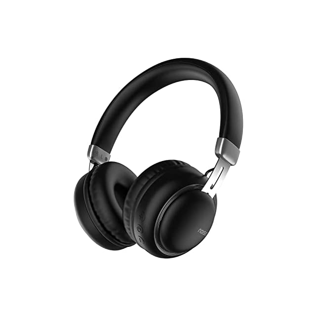 Noise Powr Bluetooth Wireless On Ear Headphones with Mic, 40mm Speaker Driver, 25Hr Playtime, Instacharge, Dual Pairing, True bass Technology (Onyx Black)