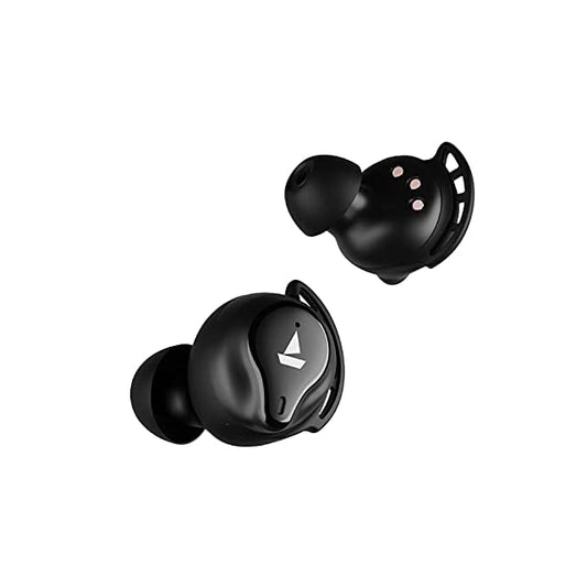 boAt Airdopes 621 Bluetooth Truly Wireless in Ear Earbuds with Upto 150 Hours Playback, ASAP Charge,Case Indicator,boAt Signature Sound,IWP Tech, IPX7 & Smooth Touch Controls with mic (Active Black)