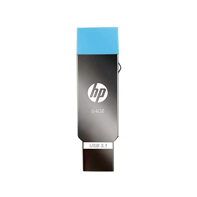 HP x302M 64GB OTG 3.1 USB Pen Drive (Silver)