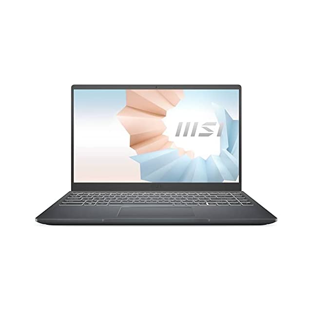 MSI Modern 14, Intel i7-1165G7, 14" FHD IPS-Level 60Hz Panel Laptop (8GB/512GB NVMe SSD/Windows 10 Home/Intel UHD Graphics/Carbon Grey/1.3Kg), B11MOU-473IN