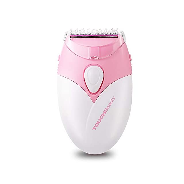 TOUCHBeauty Essentials Waterproof Wet Dry Shaving Electric Body and Bikini Dual Blade Hair Removal Trimmer Shaver TB-1459 (Pink)