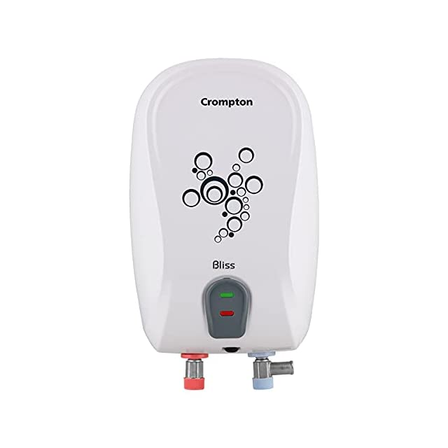 Crompton Bliss 3-L Instant Water Heater (Geyser) with Advanced 4 Level Safety (White)