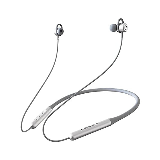 Ambrane Bassband Beat Bluetooth Wireless in Ear Earphones with Mic (Grey)