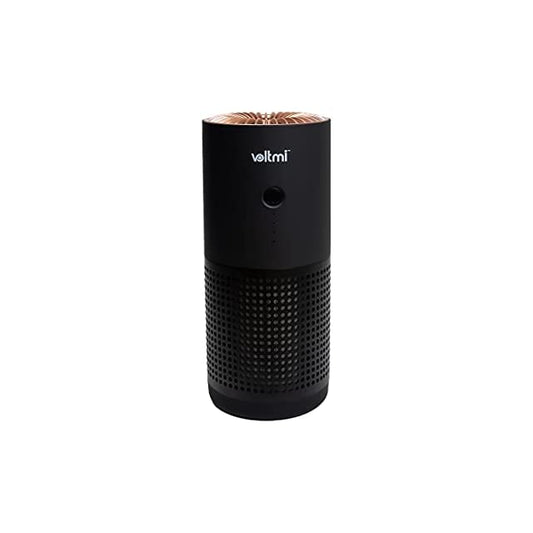 Aura Portable Air Purifier with 3 stage Air Filtration & 99.5% purity rate with 1 year replacement warranty (Black)