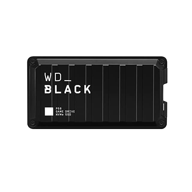 WD_Black P50 Game Drive SSD 500GB, 2000MB/s R, USB 3.2 Gen 2x2, for PS4, X Box, PC & Mac, 5Y Warranty