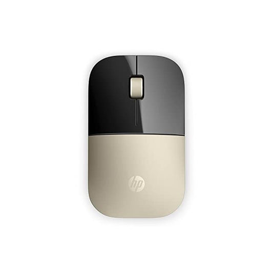 HP Z3700 Wireless Optical Mouse with USB Receiver and 2.4GHz Wireless Connection/ 1200DPI / 16 Months Long Battery Life/Ambidextrous and Slim Design (Modern Gold)
