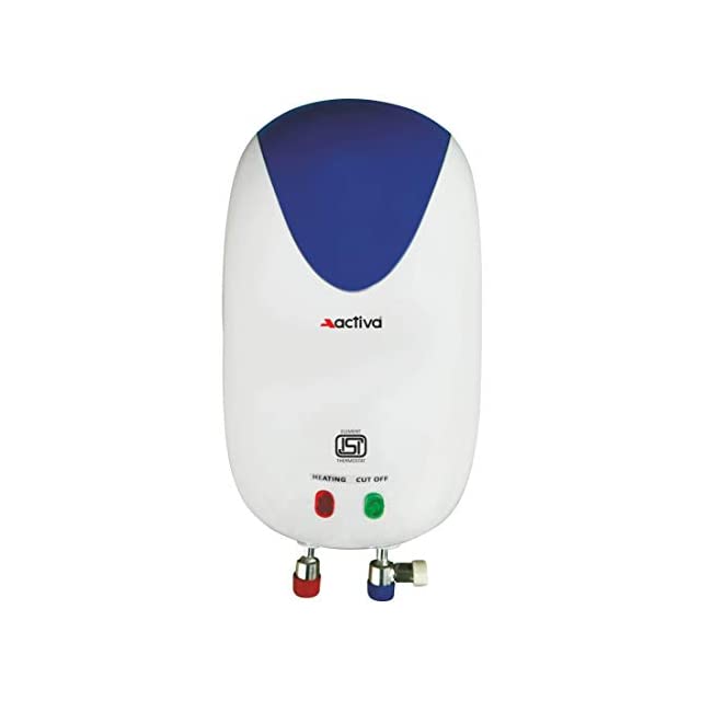 ACTIVA 3 LTR Instant 3 KVA Special Anti Rust Coated Tank Geyser with Full ABS Body 2 Year Warranty Premium (White)