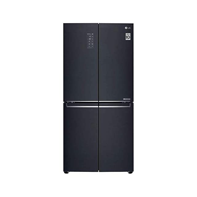 LG 594 L Inverter Frost-Free Side-By-Side Refrigerator (GC-B22FTQPL, Matte Black)