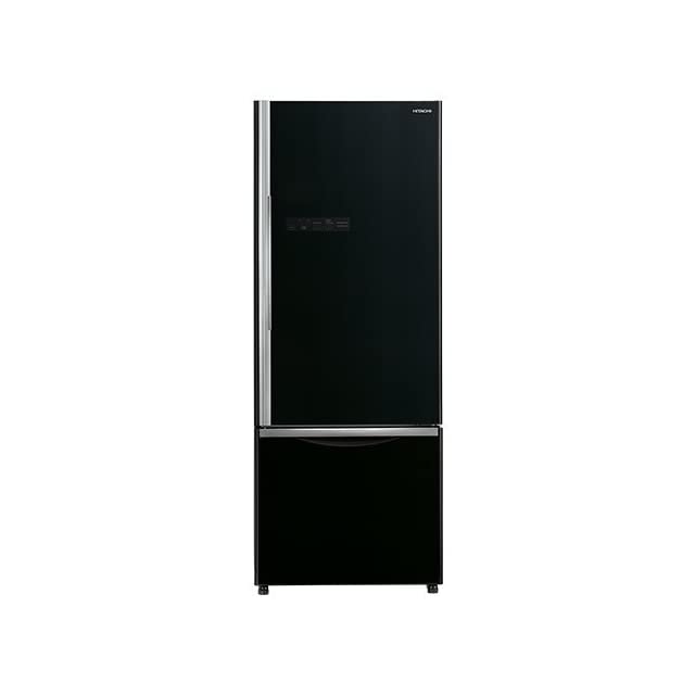 Hitachi 525 L 2 Star Frost Free Inverter Double Door Refrigerator (R-B570PND7, Glass Black)