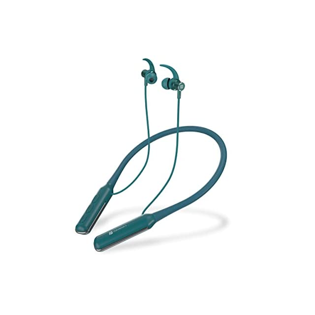 Portronics Harmonics 250 Wireless Bluetooth Headset with 60 Hrs Playtime in 2 Hrs Charging, 800mAh Battery, Voice Assistant(Green)