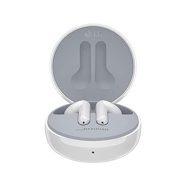 LG FN4 Bluetooth Truly Wireless in Ear Earbuds with Mic (White)