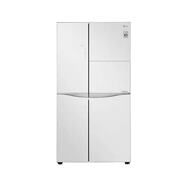 LG 675 L Wi-Fi Inverter Frost-Free Side-by-Side Refrigerator (GC-C247UGLW, White)