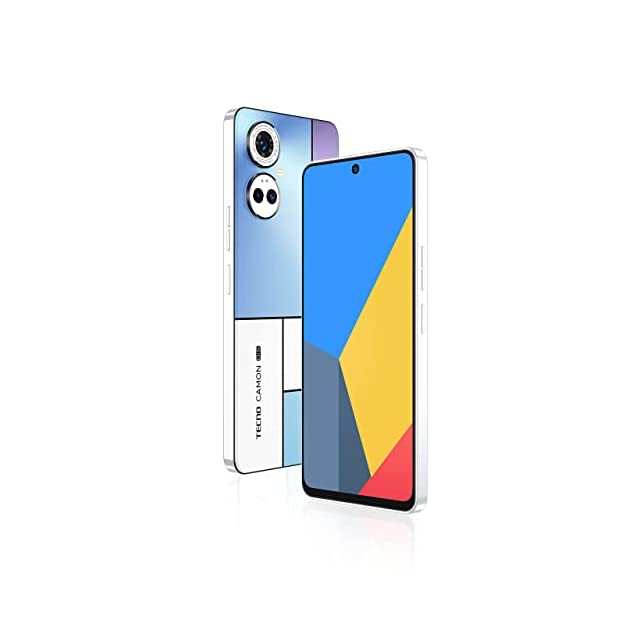 Tecno Camon 19 Pro Mondrian (8GB RAM,128GB Storage)| Industry First 64MP RGBW+(G+P) with OIS+50MP+2MP Triple Camera | 6.8" FHD+ Display | 120Hz Refresh Rate | 33W Charger