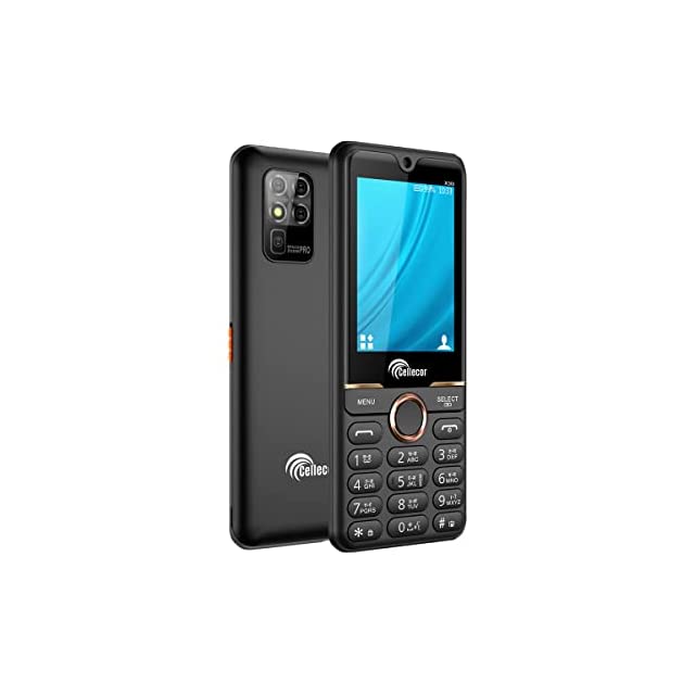 Cellecor X30i Dual Sim Feature Phone 1800 mAH Battery with Vibration, Mp3 & Mp4 Player, 3.5 mm Jack, Torch Light, Wireless FM and Rear Camera (2.8" Display)