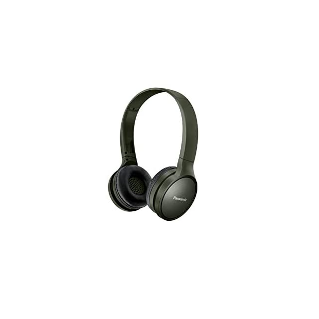 Panasonic RP-HF410BGCG Wireless Bluetooth Headphone with Mic (Green)