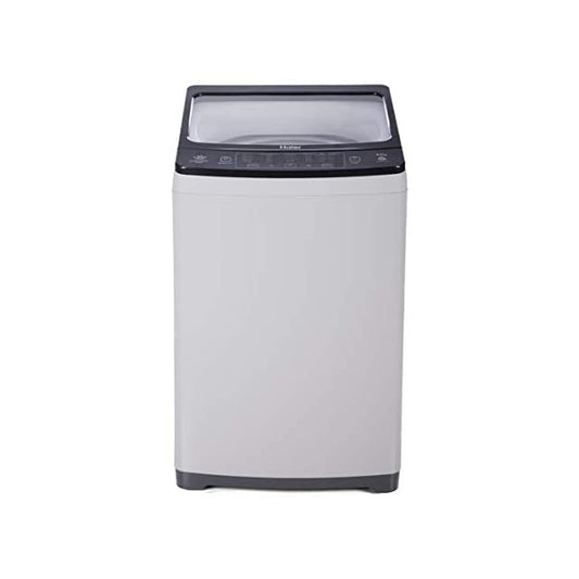 Haier HWM65-826NZP 6.5Kg Top Load Fully-Automatic Washing Machine with Softfall Technology, Dual Magic Filter (Moonlight Grey, Quick Wash)
