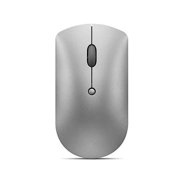 Lenovo 600 Bluetooth 5.0 Silent Mouse: Compact, Portable, Dongle-Free Multi-Device connectivity with Microsoft Swift Pair | 3-Level Adjustable DPI up to 2400 | Battery Life: up to 1 yr