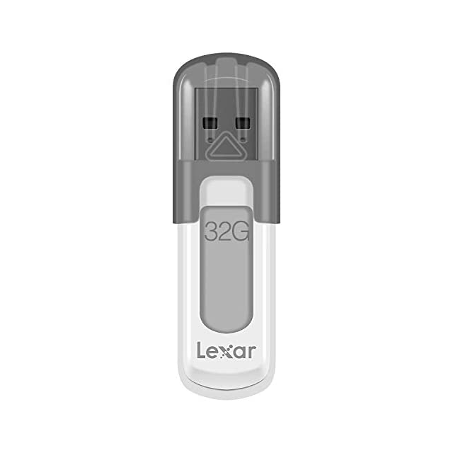 Lexar JumpDrive V100 32GB USB 3.0 Flash Drive (Gray)