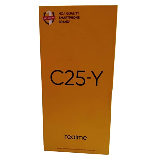 Realme C25-Y Cross Black, 4GB RAM, 64GB Storage