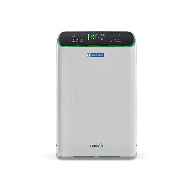 Blue Star BS-AP490LAN with Microbe Sterilize technology + HEPA + Active Carbon + Ionizer + UV | 915 CMH | 800 Sq. Ft. Coverage Area