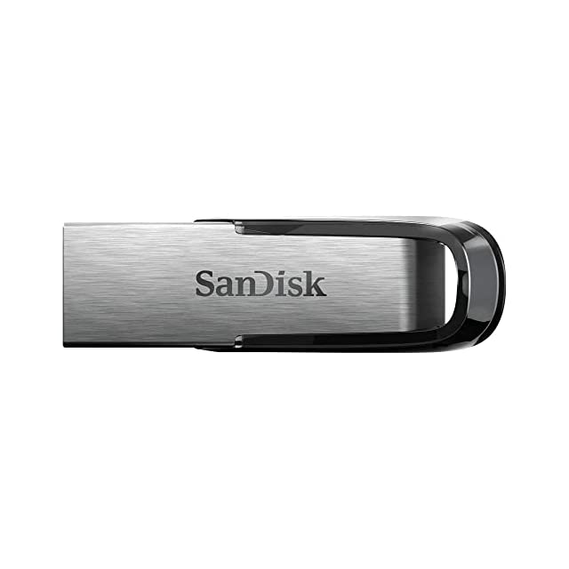 SanDisk Ultra Flair 128 GB USB 3.0 Pen Drive (Black, Metal)