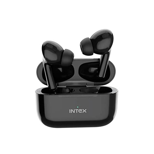 Intex Air Studs Alpha in Ear TWS Earbuds with Mic (Eclipse Black)