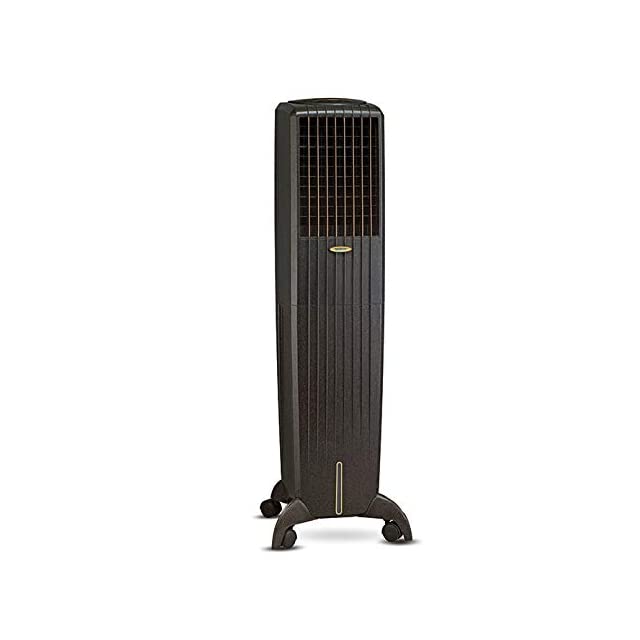 Symphony Diet 50i Tower Air Cooler with Remote, Multistage Air Purification, Honeycomb Pad - 50L, Black