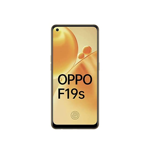 Oppo F19s (Gold) | 6GB RAM + 128GB ROM | 48MP+2MP+2MP Primary Camera | 16MP Selfie Camera | 5000 mah Battery | 6.43' inch Display