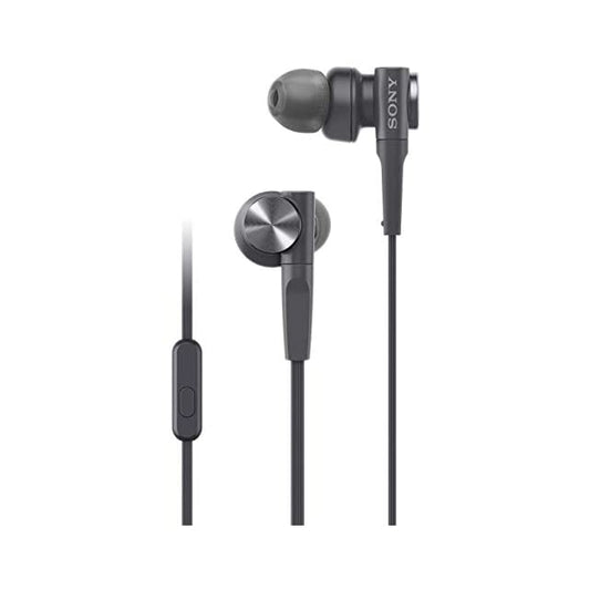 Sony MDR-XB55AP Wired in Ear Headphones with Mic (Black)
